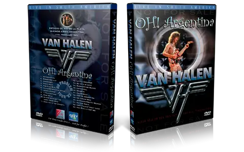 Artwork Cover of Van Halen 1983-02-11 DVD Buenos Aires Proshot