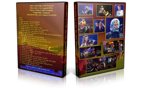 Artwork Cover of Various Artists 2010-00-00 DVD Cambridge folk festival Proshot