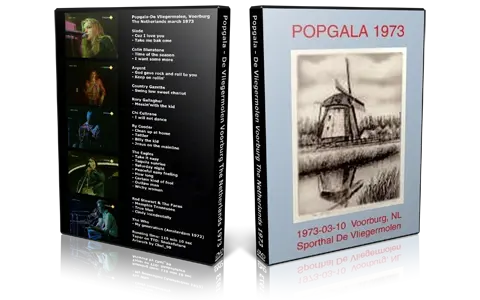 Artwork Cover of Various Artists Compilation DVD Popgala 1973 Proshot
