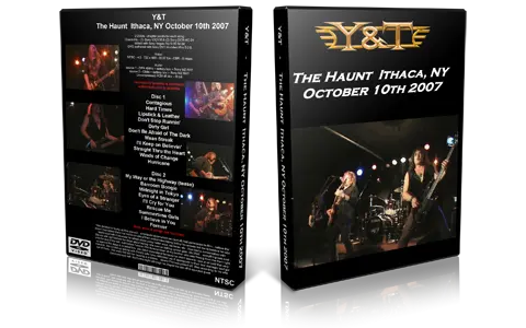 Artwork Cover of Y and T 2007-10-10 DVD Ithaca Audience