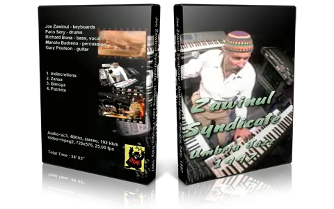 Artwork Cover of Zawinul Syndicate Compilation DVD Umbria Jazz 1997 Proshot