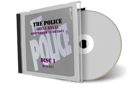 Artwork Cover of The Police 2007-09-13 CD Amsterdam Audience
