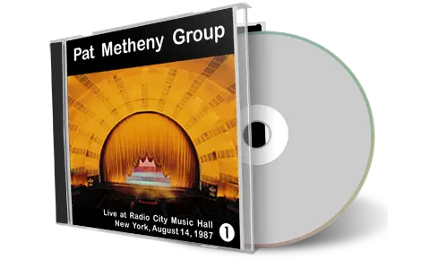 Artwork Cover of Pat Metheny 1987-08-14 CD New York Soundboard