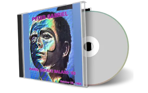 Artwork Cover of Peter Gabriel 1983-10-25 CD Paris Audience