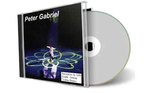 Artwork Cover of Peter Gabriel 1993-11-14 CD Toulon Audience