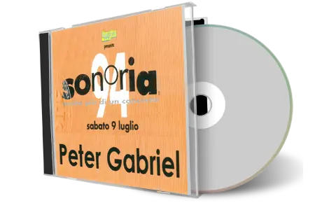 Artwork Cover of Peter Gabriel 1994-07-09 CD Milano Audience
