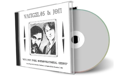 Artwork Cover of Vangelis 1986-11-07 CD Los Angeles Audience