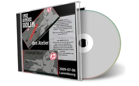 Artwork Cover of Mars Volta 2009-07-06 CD Luxemburg City Audience