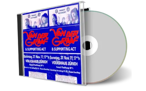 Artwork Cover of Van Der Graaf Generator 1977-11-27 CD Zurich Audience