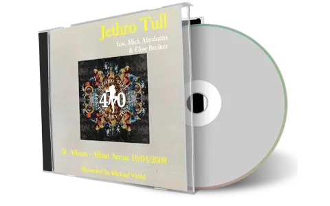 Artwork Cover of Jethro Tull 2008-04-10 CD St Albans Audience