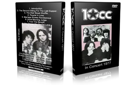 Artwork Cover of 10CC 1977-06-18 DVD London Proshot