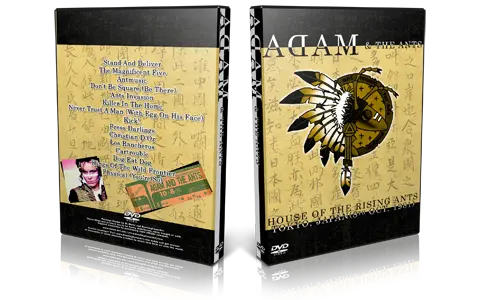 Artwork Cover of Adam and the Ants 1981-10-08 DVD Tokyo Proshot
