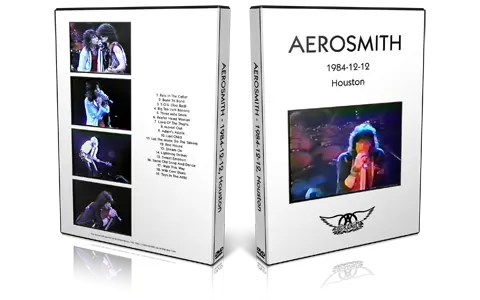 Artwork Cover of Aerosmith 1984-12-12 DVD Houston Proshot
