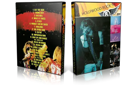 Artwork Cover of Aerosmith 1994-01-21 DVD Rio de Janeiro Proshot