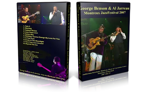 Artwork Cover of Al Jarreau 2007-07-12 DVD Montreux Proshot