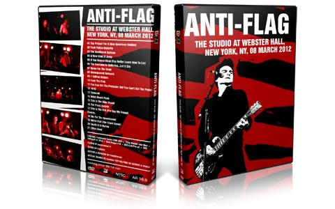 Artwork Cover of Anti-Flag 2012-03-08 DVD New York City Audience