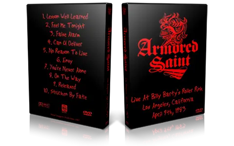 Artwork Cover of Armored Saint 1983-04-09 DVD Los Angeles Audience