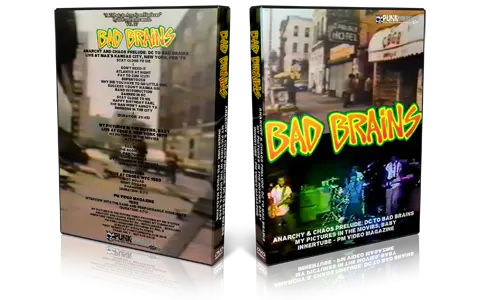 Artwork Cover of Bad Brains Compilation DVD 1979-1980 Proshot