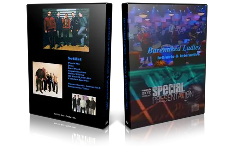 Artwork Cover of Barenaked Ladies Compilation DVD Intimate and Interactive 2001 Proshot