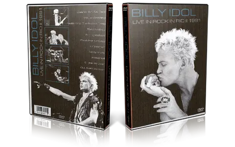 Artwork Cover of Billy Idol 1991-01-18 DVD Rio de Janeiro Proshot