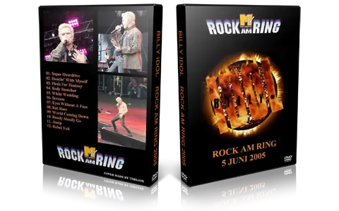 Artwork Cover of Billy Idol 2005-06-06 DVD Nurburgring Proshot