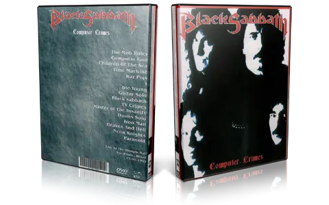 Artwork Cover of Black Sabbath 1992-06-23 DVD Sao Paulo Audience