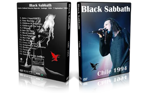 Artwork Cover of Black Sabbath 1994-09-01 DVD Santiago Audience