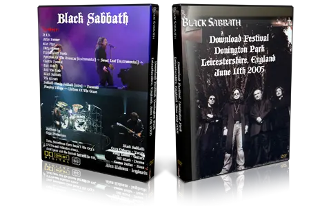 Artwork Cover of Black Sabbath 2005-06-11 DVD Derbyshire Proshot