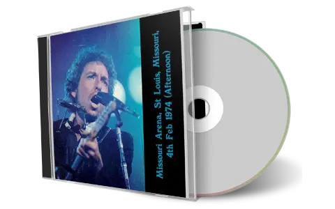 Artwork Cover of Bob Dylan 1974-02-04 CD St Louis Audience