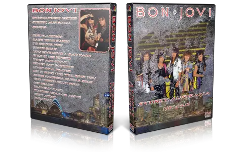 Artwork Cover of Bon Jovi 1987-09-15 DVD Sydney Proshot