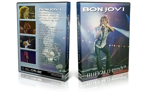 Artwork Cover of Bon Jovi 1993-07-31 DVD Buffalo Proshot