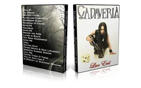 Artwork Cover of Cadaveria 2010-04-11 DVD Bucharest Audience