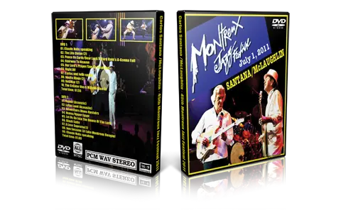 Artwork Cover of Carlos Santana 2011-07-01 DVD Montreux Audience