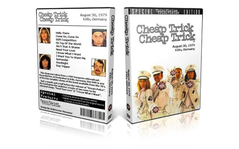 Artwork Cover of Cheap Trick 1979-08-30 DVD Cologne Proshot