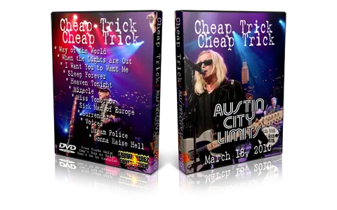 Artwork Cover of Cheap Trick 2010-03-18 DVD Austin Proshot