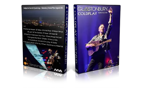 Artwork Cover of Coldplay 2011-06-25 DVD Pilton Proshot