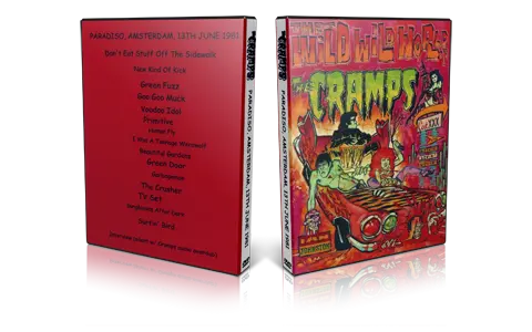Artwork Cover of Cramps 1981-06-13 DVD Amsterdam Audience