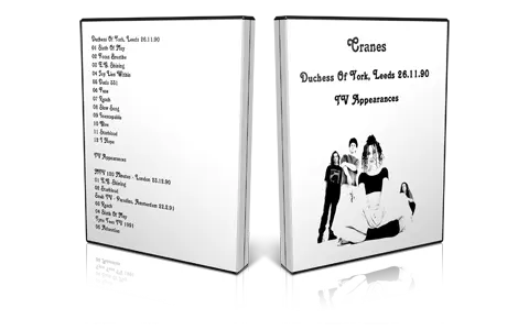 Artwork Cover of Cranes 1990-11-26 DVD Leeds Audience