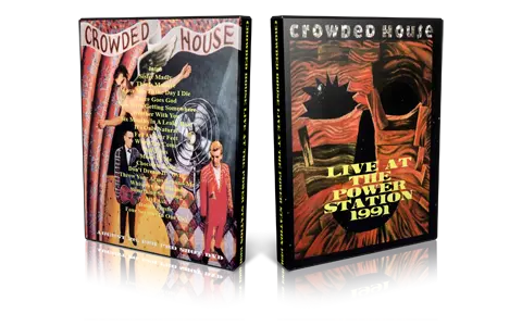 Artwork Cover of Crowded House 1991-08-26 DVD Auckland Proshot
