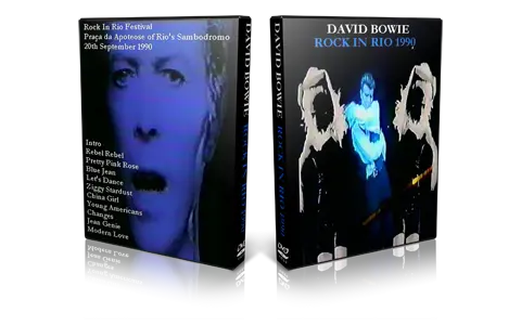 Artwork Cover of David Bowie 1990-09-20 DVD Rio de Janeiro Proshot