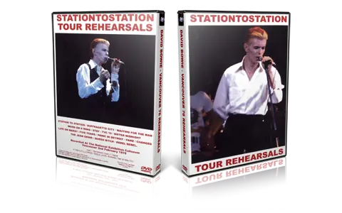 Artwork Cover of David Bowie Compilation DVD Station to Station Tour Rehearsals 76 Proshot