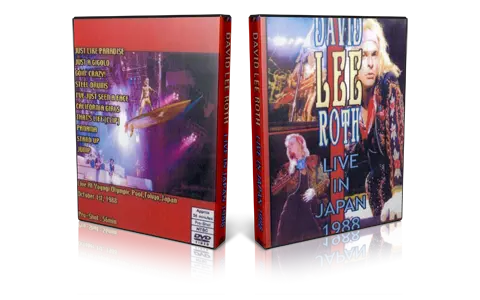 Artwork Cover of David Lee Roth 1988-10-01 DVD Tokyo Proshot