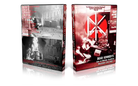 Artwork Cover of Dead Kennedys 1982-12-02 DVD London Proshot