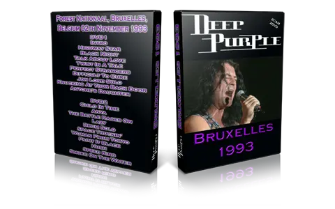 Artwork Cover of Deep Purple 1993-11-02 DVD Bruxelles Audience