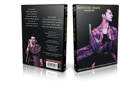 Artwork Cover of Depeche Mode 1985-07-13 DVD Brest Proshot