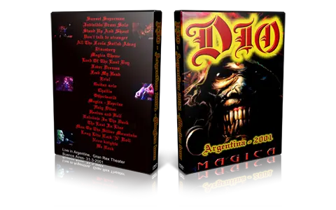 Artwork Cover of Dio 2001-03-31 DVD Buenos Aires Proshot