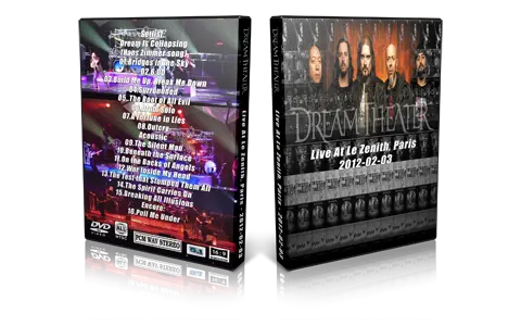 Artwork Cover of Dream Theater 2012-02-03 DVD Paris Audience