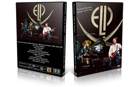 Artwork Cover of ELP 1997-07-24 DVD Munich Proshot