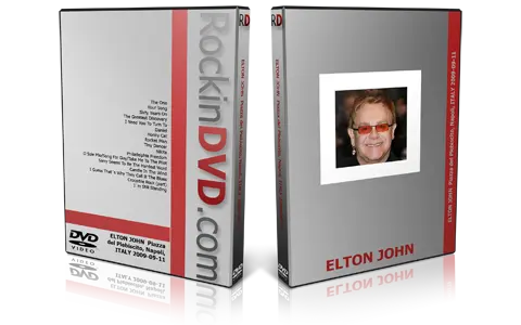 Artwork Cover of Elton John 2009-09-11 DVD Naples Proshot