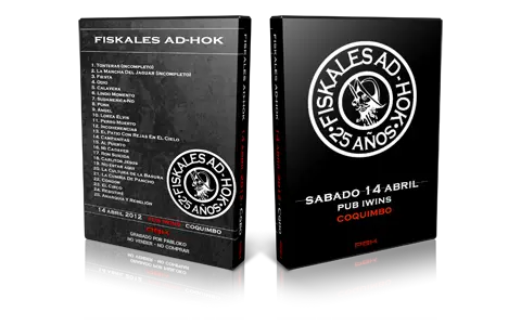 Artwork Cover of Fiskales Ad Hok 2012-04-14 DVD Coquimbo Audience